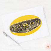 Auto racen ovale sticker (Envelop)