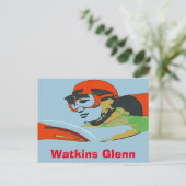 Auto Racer, Watkins Glenn Briefkaart (Staand voorkant)
