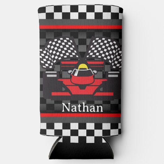 Auto-racerackauto-ontwerp Seltzer-Koelbox Seltzer Blikjeskoeler (Voorkant)