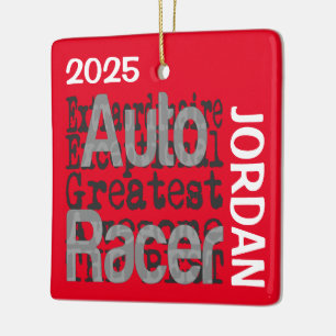 Auto Racers Extraordinaire Aangepast Keramisch Ornament