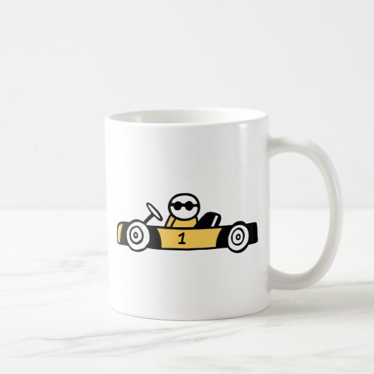 Auto-races, auto-racisme koffiemok (Rechts)