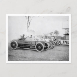 Auto Races bij Benning, Md. Briefkaart