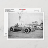 Auto Races bij Benning, Md. Briefkaart (Voorkant / Achterkant)