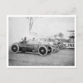 Auto Races bij Benning, Md. Briefkaart