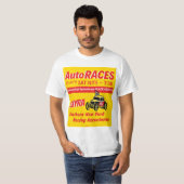 AUTO RACES! Danbury Fair Speedways RACEARENA Logo T-shirt (Voorkant volledig)
