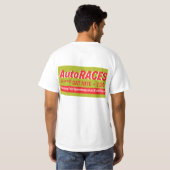 Auto Races Danbury Speedways Racearena SNYRA T-shirt (Achterkant volledig)