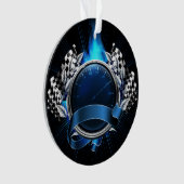 Auto-races - Ornament met wielaandrijving (voorkant)