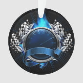 Auto-races - Ornament met wielaandrijving (voorkant)