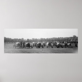 Auto races, York, Pa., 11 mei 1915 Poster