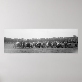 Auto races, York, Pa., 11 mei 1915 Poster