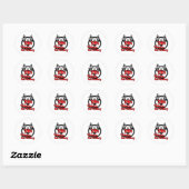 Auto Racing 7e verjaardag Ronde Sticker (Vel)