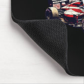 Auto Racing Auto Amerikaanse vlag 4 juli Muismat (Hoek)