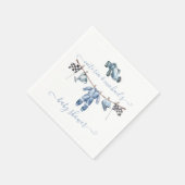 Auto Racing Clothesline Boy Baby shower Servet (Hoek)