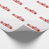 Auto-Racing Cool Illustratie Cadeaupapier (Hoek)
