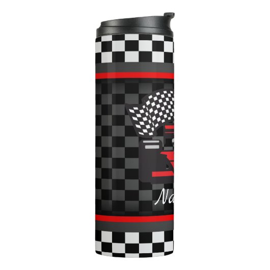 Auto-Racing Design Thermal Tumbler Thermosbeker (Gedraaid links)