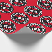 Auto Racing Geruite Vlag Verjaardagsfeest Cadeaupapier (Hoek)