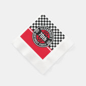 Auto Racing Geruite Vlag Verjaardagsfeest Servet (Hoek)
