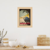 Auto Racing Grand Prix Monaco 1933 Poster (Keuken)