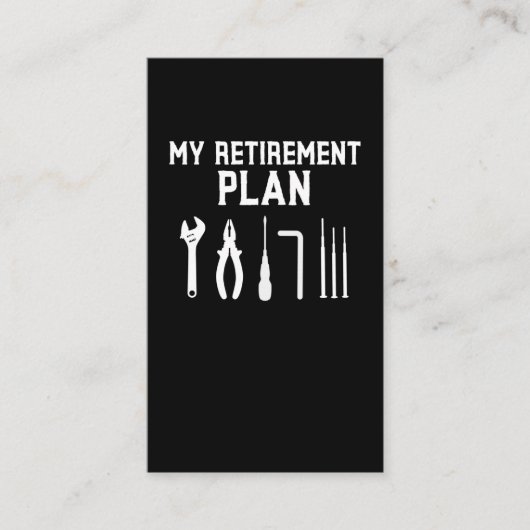 Auto Racing Mannen Quottes for Retiree Dad Visitekaartje (Voorkant)