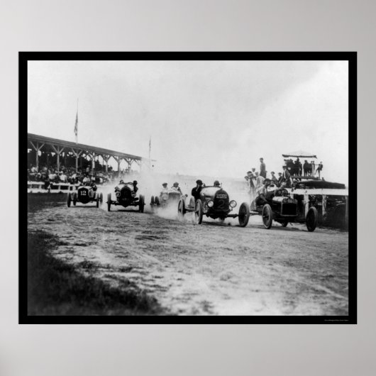 Auto Racing Near Washington, DC 1922 Poster (Voorkant)