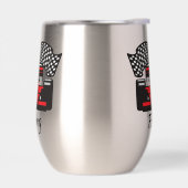 Auto Racing Ontwerp Thermische Wijn Tumbler (Links)