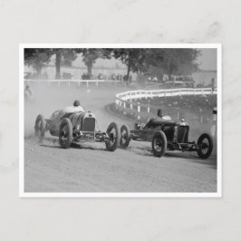 Auto Racing op de provinciale beurs Briefkaart