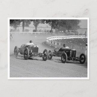 Auto Racing op de provinciale beurs Briefkaart