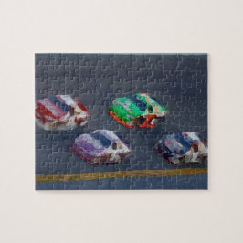 Auto Racing Puzzle Legpuzzel