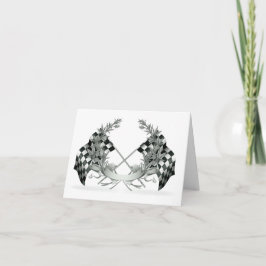 Auto Racing Race Car Bedankt voor de lege notitie