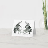 Auto Racing Race Car Bedankt voor de lege notitie (Voorkant)