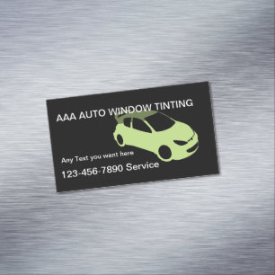 Auto Ramen Tinten Visitekaartje Magneet