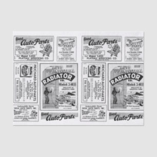 Auto Reclame Decoupage, Gift Tissuepapier