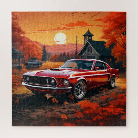 Auto-reeks 2-12 Puzzle Legpuzzel (Verticaal)