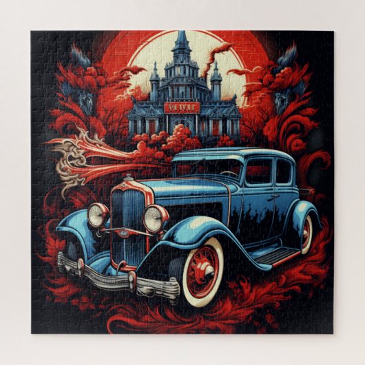 Auto-reeks 6-7 Puzzle Legpuzzel (Verticaal)