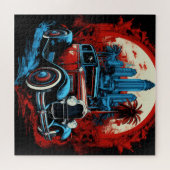 Auto-reeks 6-8 Puzzle Legpuzzel (Horizontaal)