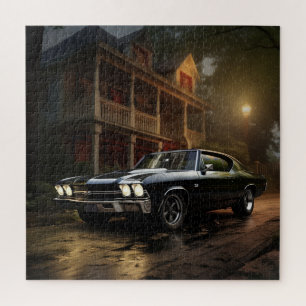Auto-reeks 7-4 Puzzle Legpuzzel