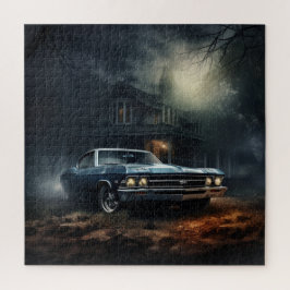 Auto-reeks 7-puzzel legpuzzel