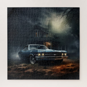 Auto-reeks 7-puzzel legpuzzel