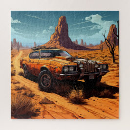 Auto-reeks 8-10-puzzel legpuzzel