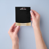 Auto Repair Auto Details Modern Gold Automotive Flyer (Hand)