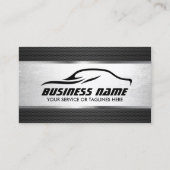 Auto Repair Cool Silver Professional Visitekaartje (Voorkant)