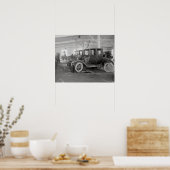 Auto Repair Garage, 1926. foto Poster (Keuken)