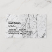 Auto Repair Handyman Automotive Modern Marble Visitekaartje (Achterkant)