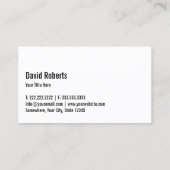 Auto Repair Handyman Maintenance Service Plain Red Visitekaartje (Achterkant)