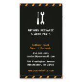 Auto Repair Mechanische Visitekaartje Magneet (Voorkant Verticaal)