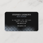 Auto Repair Professional Automobieltechnicus Visitekaartje (Achterkant)