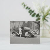 Auto Repair Service, 1942 Briefkaart (Staand voorkant)