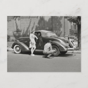 Auto Repair Service, 1942 Briefkaart