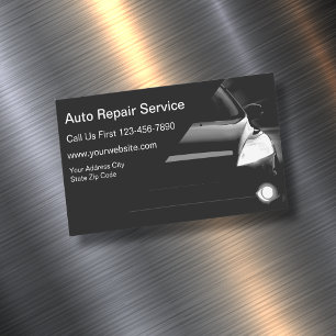 Auto Repair Service Visitekaartje Magneet