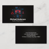 Auto Repair Services Logo | monteur Visitekaartje (Voorkant / Achterkant)